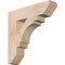Ekena Millwork Merced Slat Smooth Bracket, Douglas Fir, 3 1/2"W x 16"D x 16"H BKT04X16X16MRC06SDF - alternate 1